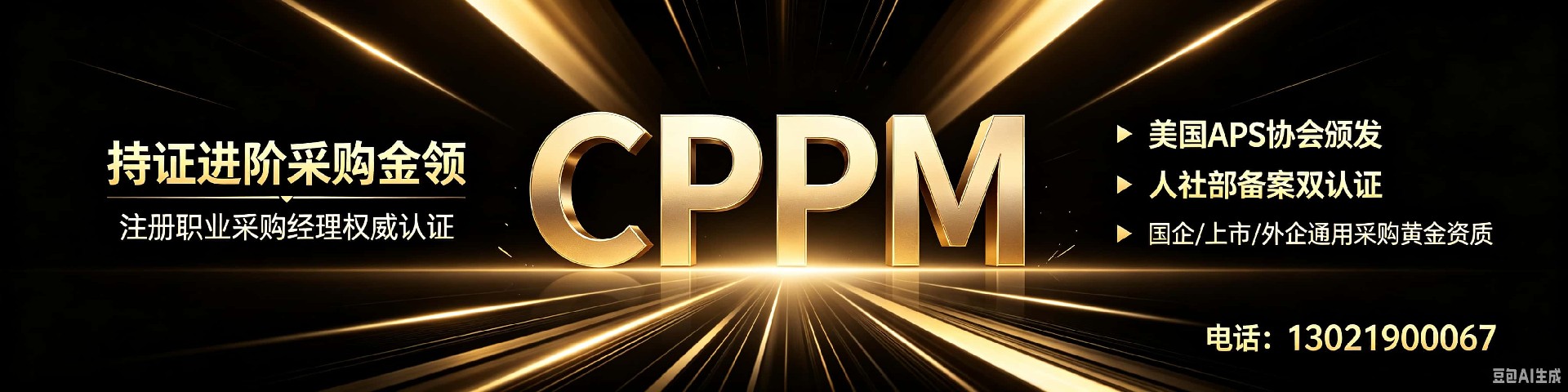 甘肃采购人必看：解析APS体系下的CPPM认证价值与报考路径